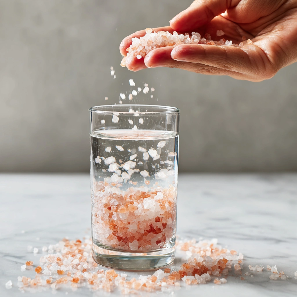 adding pink Himalayan salt to weight loss drink