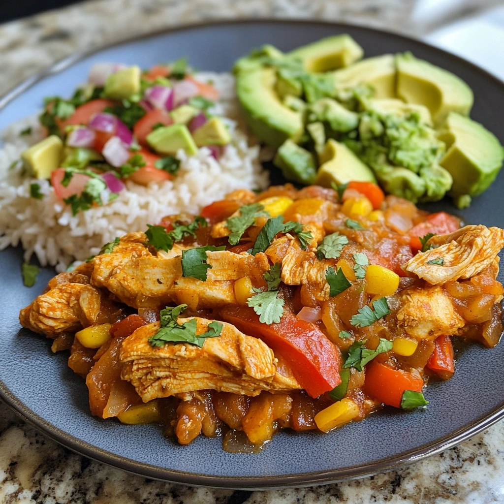 fajita casserole with rice and salad