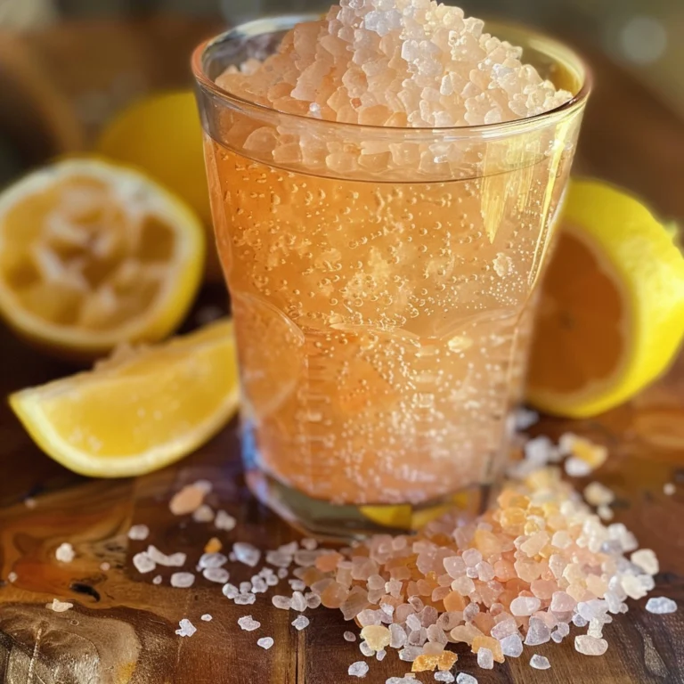 pink salt weight loss recipe morning drink preparation