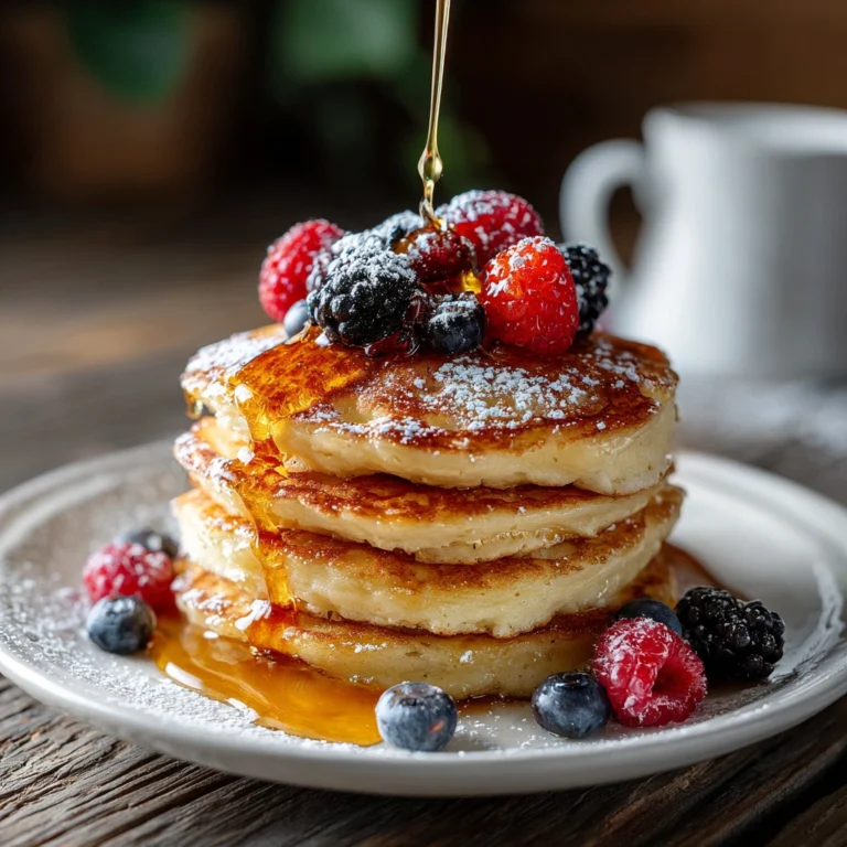 Greek Yogurt Pancakes (Fluffy & Protein-Packed!)